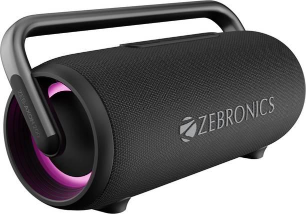 ZEBRONICS AXON 200, BTv5.3, Upto 10 Hours Playback, USB | AUX, Fabric Finish, RGB 180 W Bluetooth Speaker