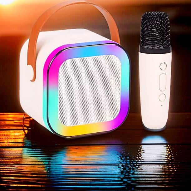 GUGGU Karaoke Speaker K12: Party POP Wireless Bluetooth Speaker with Mic, RGB 65 10 W Bluetooth Speaker