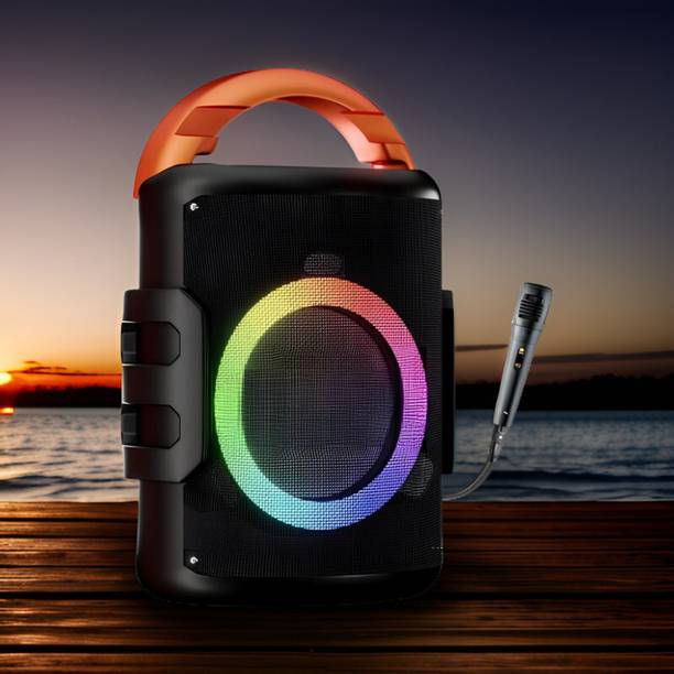 Clairbell 45v_Champ Mini Trolley Speaker: 6hr Playback, 2000mAh Battery, 20W Bluetooth 10 W Bluetooth Speaker