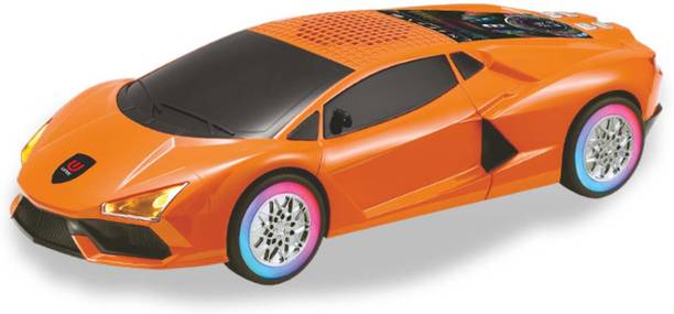Unix Lambo Shape 20W Wireless Bluetooth Speaker with RGB Lights & Powerful Bass 5 W Bluetooth Speaker