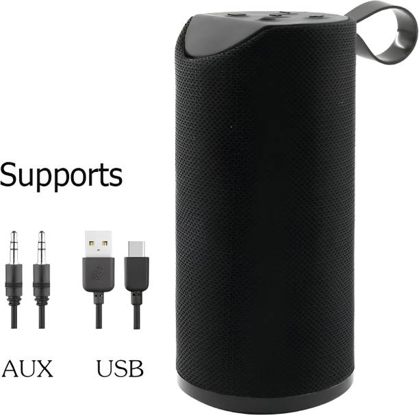 WOOS TG-113 Wireless Speaker with Mic for Hands Free and Splashproof Wireless 10 W Bluetooth Speaker