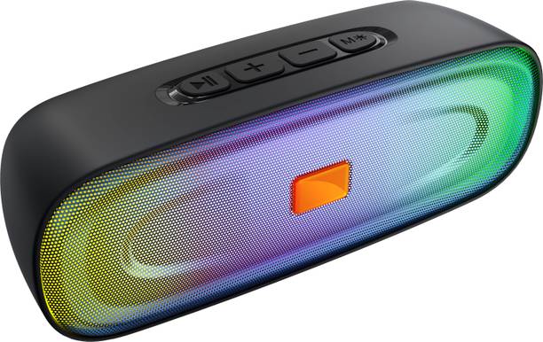 Primate Portable Bluetooth Party Speaker with RGB Lights & Powerful Deep Bass 5 W Bluetooth Speaker