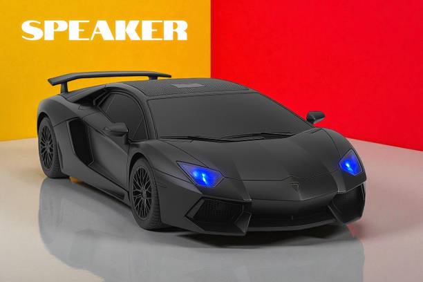 Shamsa X300 Car Shape LED Speaker | Super Bass & Sleek Design 10 W Bluetooth Speaker
