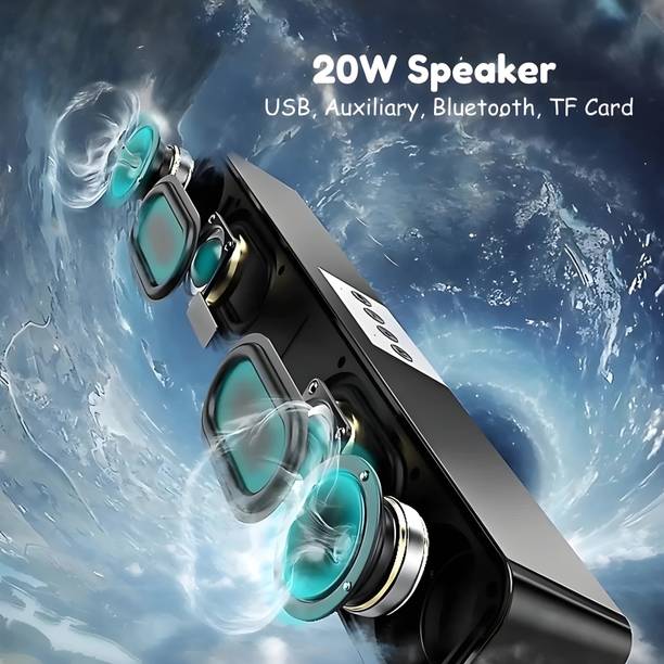 BVEXO High Sound Quality tv Sound Bar with detachable subwoofer SoundBar surround 20 W Bluetooth Speaker