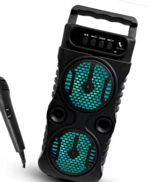 RECTITUDE Bluetooth Speaker Party Speaker with Mic Double Woofer 10 W Bluetooth Speaker