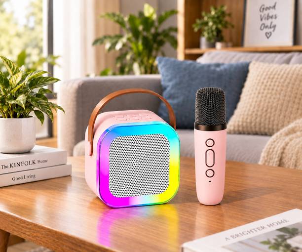 Kurta Kraze Portable Bluetooth Speaker with Wireless Karaoke Microphone 5 W Bluetooth Speaker