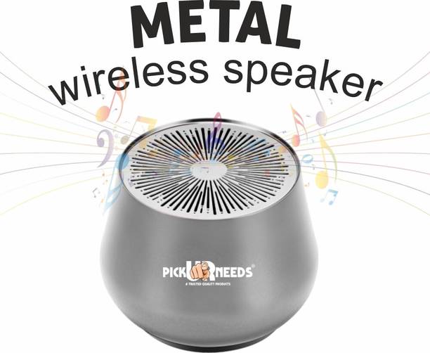 Pick Ur Needs Rechargeable Mini TWS Metal Body Speaker With Calling Function / TF Card Support 8 W Bluetooth Speaker