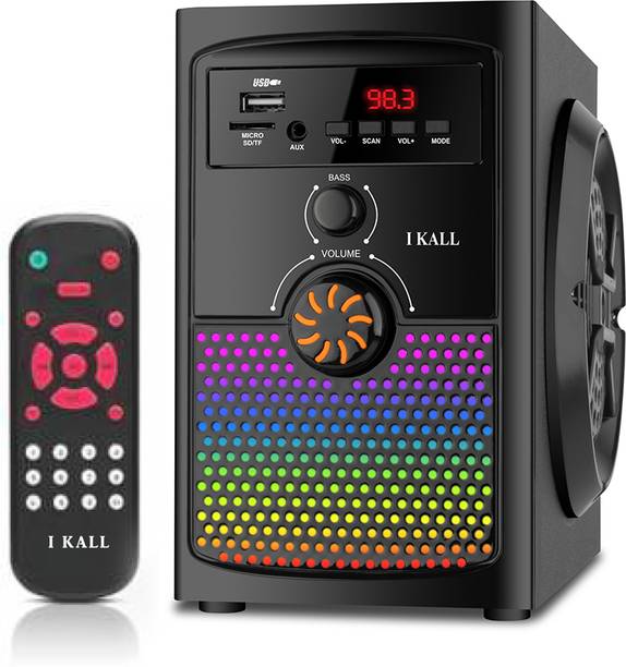 I Kall IK-102 | FM, AUX, USB Support | Super Bass & Clear Sound | Portable Design 30 W Bluetooth Speaker