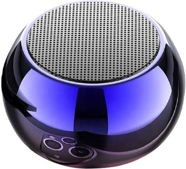 TECORE AEE_872W_M3 PLUS ROUND SMALL STEEL BODY BLUETOOTH SPEAKER WITH STEREO SOUND 5 W Bluetooth Speaker