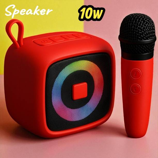 Ziddjeet X90 Bluetooth Speaker and Mic Combo | Party Sound Setup 10 W Bluetooth Speaker