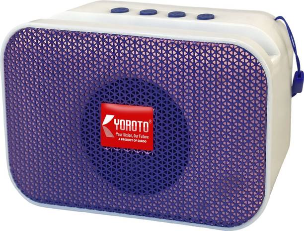YOROTO Portable Speaker With Thunder Sound and High Bass 5 W Bluetooth Speaker