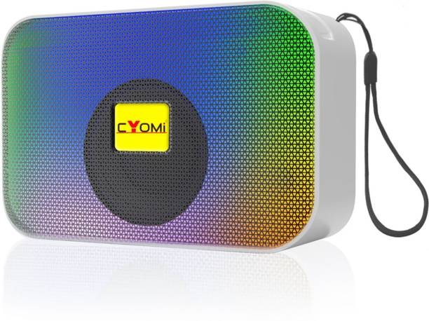 CYOMI V5.1 Wireless Portable Speaker with RGB Lights - 8H Playtime, Immersive Audio 5 W Bluetooth Speaker