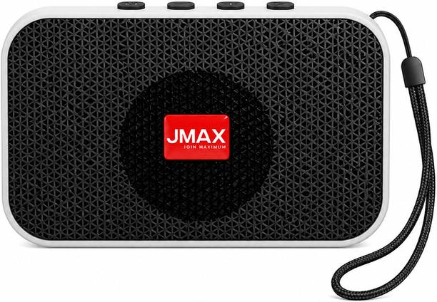 Jmax Portable BT Speaker| 7W, 1200mAh Battery USB/TF, – Outdoor Travel Music System 7 W Bluetooth Speaker