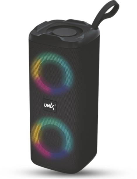Unix BOOM-RA Splash-Proof 3D Sound with High Bass 6HR Playtime 10 W Bluetooth Speaker