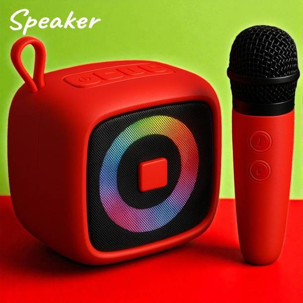Ziddjeet X606 Portable Karaoke Speaker with Mic and Light Effects 10 W Bluetooth Speaker