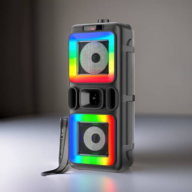 FRONY P97_Pushpa Beast 1200 Bluetooth Speaker with Karaoke Mic & RGB Lights 14 W Bluetooth Speaker