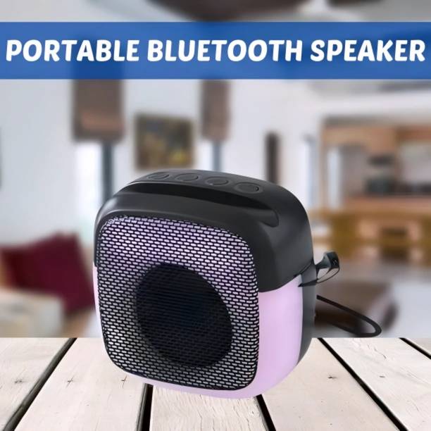 AIZINA Compact Boom Speaker Thunder Vibes with Disco LED Panel_JG 5 W Bluetooth Speaker