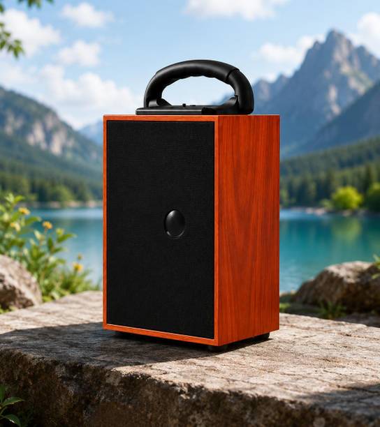 ANANDANI Wireless Portable Wooden Speaker With Bass Bost 10 W Bluetooth Speaker