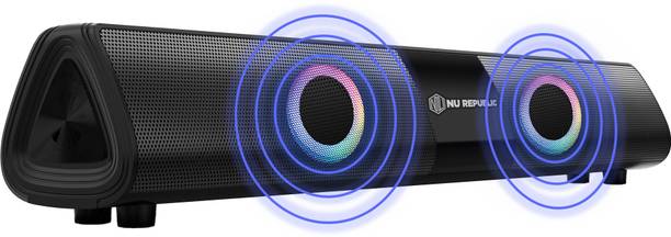 Nu Republic Party Box 20 With X-Bass®Technology, Upto 16 Hrs Playtime, Multi RGB LED Lights 20 W Bluetooth Speaker