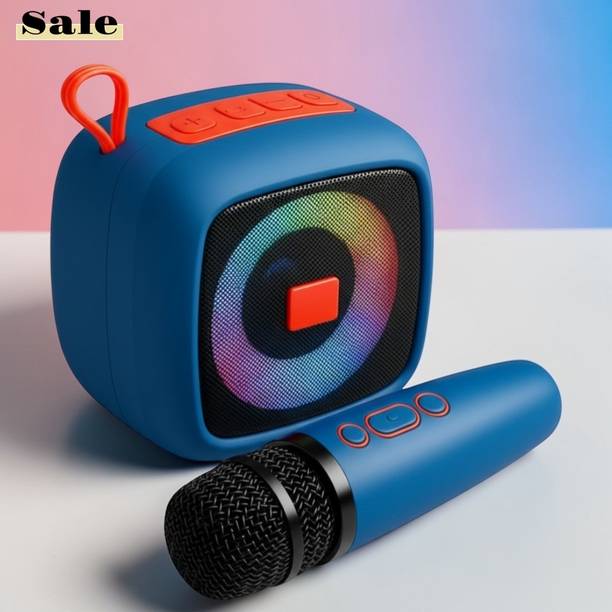 Stybits X35 Karaoke Bluetooth Speaker with Microphone | Compact Wireless Sound System 10 W Bluetooth Speaker