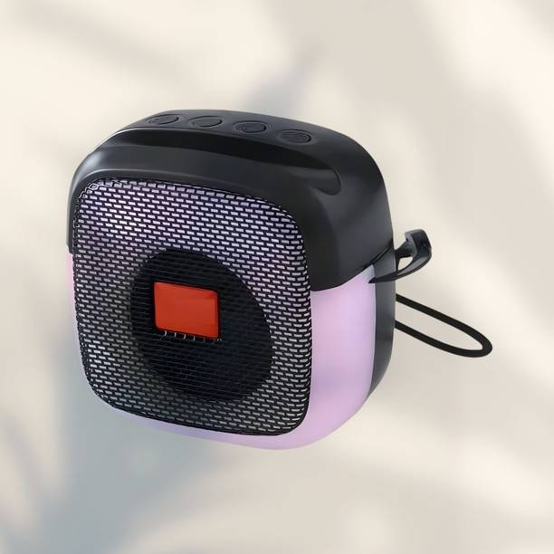 AIZINA Bluetooth Boom Speaker Dynamic Pulse with Glowing Party Modes_UW 5 W Bluetooth Speaker