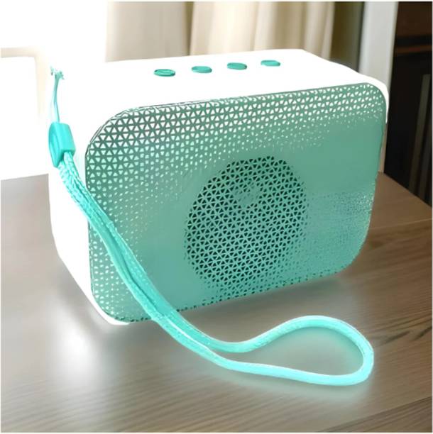 GDS Wireless Stereo Audio Speaker with Colorful LED Lights and Powerful Bass 5 W Bluetooth Speaker