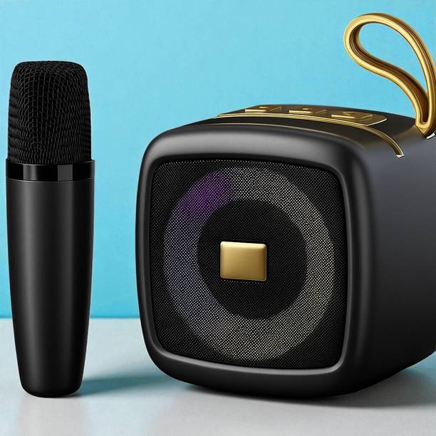 Nilesawar Microphone – Built-in Bluetooth Speaker, Portable Fun 5 W Bluetooth Speaker
