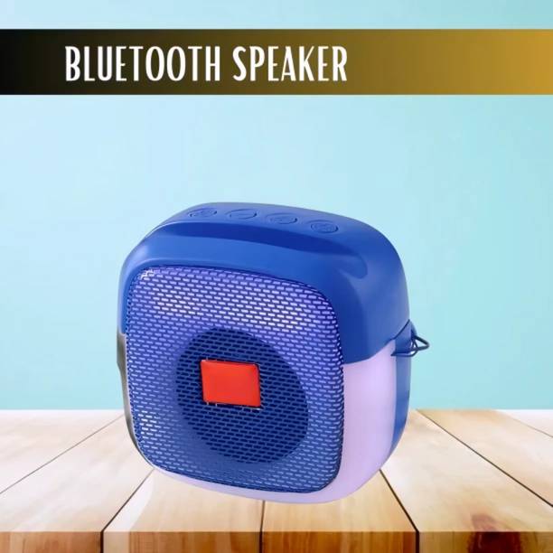 house of common Portable Wireless Boombox Rich Thud with LED Glow Spectrum_ZQ 5 W Bluetooth Speaker