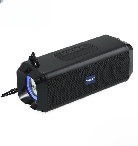 WOOS 051 Wireless Portable Subwoofer With 3D Sound Small Speaker With Light Card 10 W Bluetooth Speaker