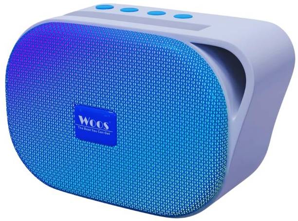 WOOS StarBeat Bluetooth Speaker 10W Output, RGB LED, Mobile Holder, USB/TF Inputs 10 W Bluetooth Speaker