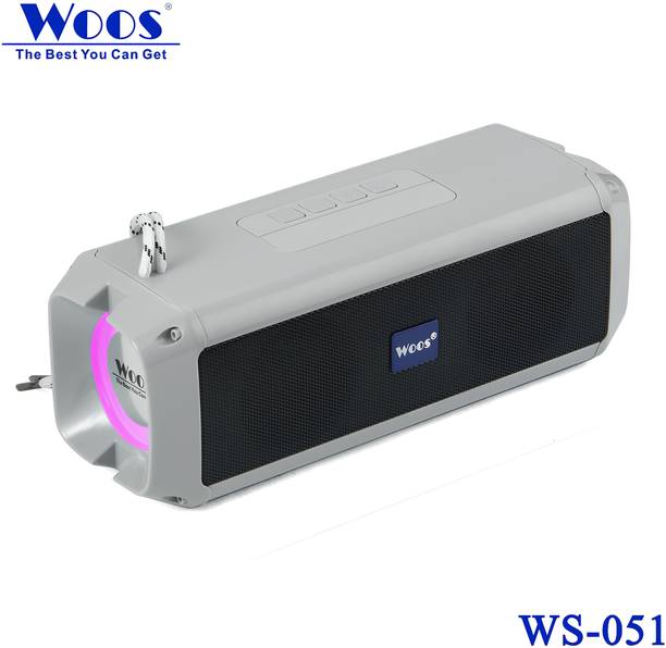 WOOS Wireless Audio Home Portable Subwoofer With Small Speaker With Light Card 10 W Bluetooth Speaker