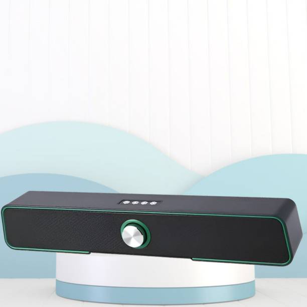 GUGGU Bluetooth Soundbar Speaker with Immersive 3D Surround Sound & 2400mAh BatteyC44 10 W Bluetooth Soundbar