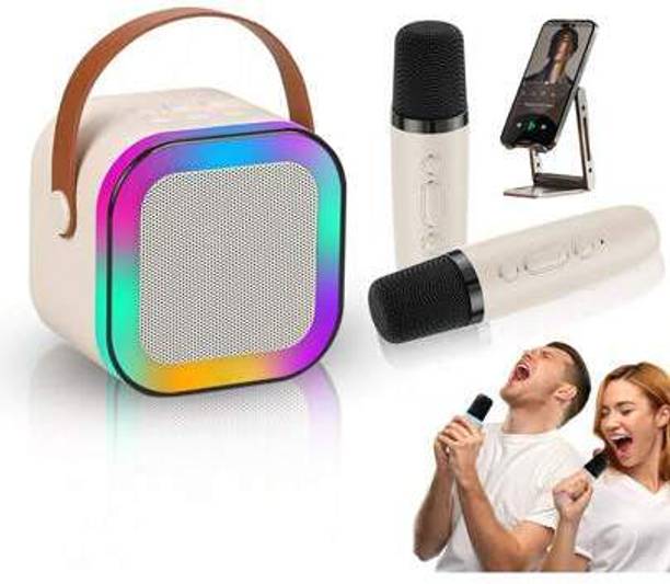 Vishaq K12 Speaker | Wireless Bluetooth | Karaoke Mic 10 W Bluetooth Speaker