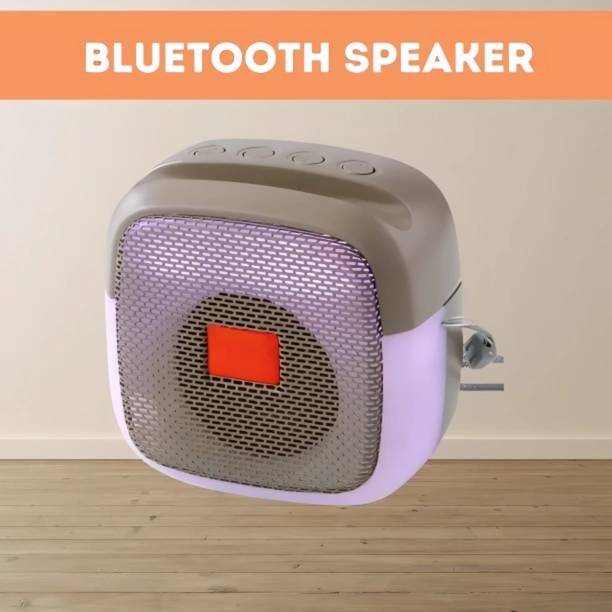 house of common Mini Party Boombox Powerful Bass with Strobe Light Display_MF 5 W Bluetooth Speaker