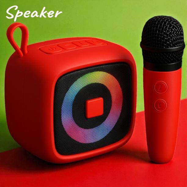 Nilesawar X599 Mini Karaoke System with Bluetooth Speaker and Mic 10 W Bluetooth Speaker