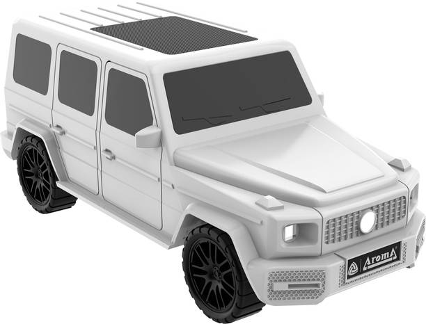 Aroma Jeep - 5W, 4 Hrs Music time* Dynamic Thunder Sound RGB Lights Car Design Speaker 5 W Bluetooth Speaker