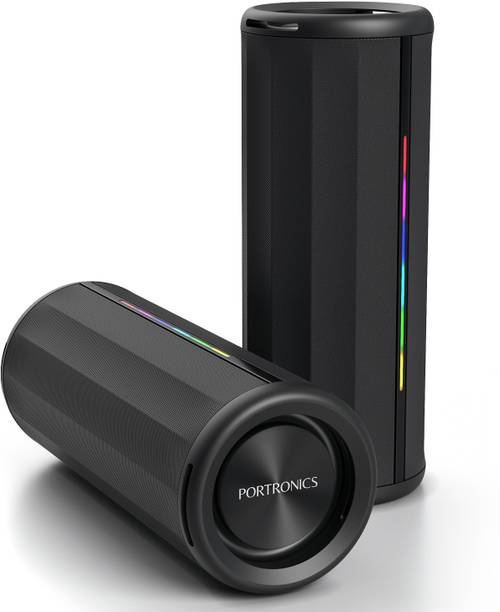 Portronics 40W HD Sound Bluetooth Speaker,Dual Radiator,5 Hrs Playtime,AUX/USB In 40 W Bluetooth Speaker
