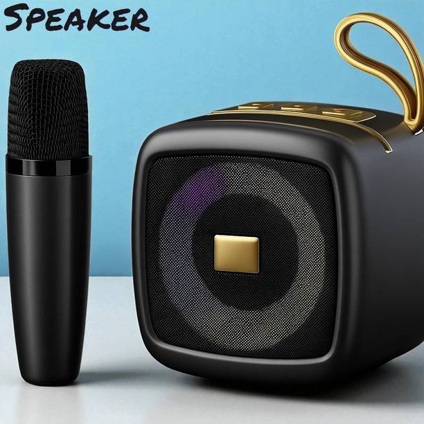 Ziddjeet X155 Bluetooth Singing Microphone with Built-in Speaker – Party-Ready Mic 5 W Bluetooth Speaker