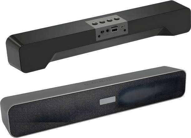 RZW Long Bar Dual-Speaker Multimedia Radio Bluetooth Audio Support TF Card/U Disk 01 16 W Bluetooth Speaker