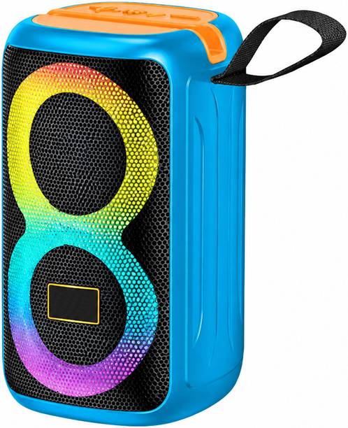 RZW RZ-222 Portable Bluetooth Speaker with Built-in Phone Holder & RGB LED Effects 10 W Bluetooth Speaker
