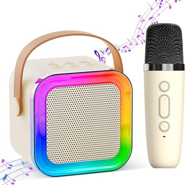 Nilika Enterprises Mini Wireless Bluetooth Karaoke Speaker with Mic RGB Lights Portable Mic Speaker 5 W Bluetooth Speaker
