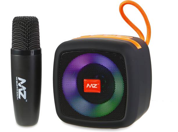 MZ Dynamic Thunder Sound Wireless Mic RGB Light 5 W Bluetooth Speaker