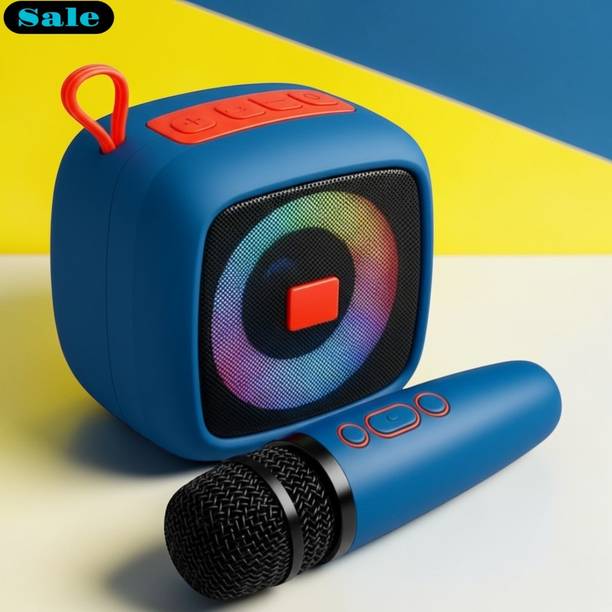 Stybits X280 Wireless Karaoke Speaker with Mic | Portable RGB Bluetooth Sound Box 10 W Bluetooth Speaker
