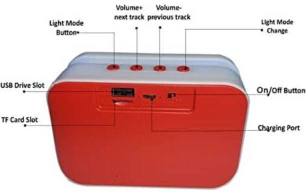 GDS EXI_Best Portable DJ Sound Blast Speaker with Super Deep Bass 5 W Bluetooth Speaker