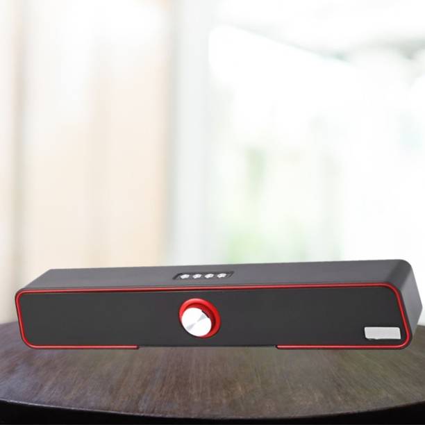 GUGGU Bluetooth Soundbar Speaker with Immersive 3D Surround Sound & 2400mAh BatteyC158 10 W Bluetooth Soundbar