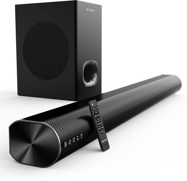 Boult Bassbox X180 with 180W Power, Dedicated DSP, 2.1 Channel, Subwoofer, 3 EQ Modes 180 W Bluetooth Soundbar