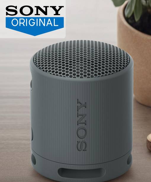 SONY SRS-XB100 Portable Super-Compact,Waterproof, 16Hrs Batt, Extra Bass,Built-In Mic Bluetooth Speaker