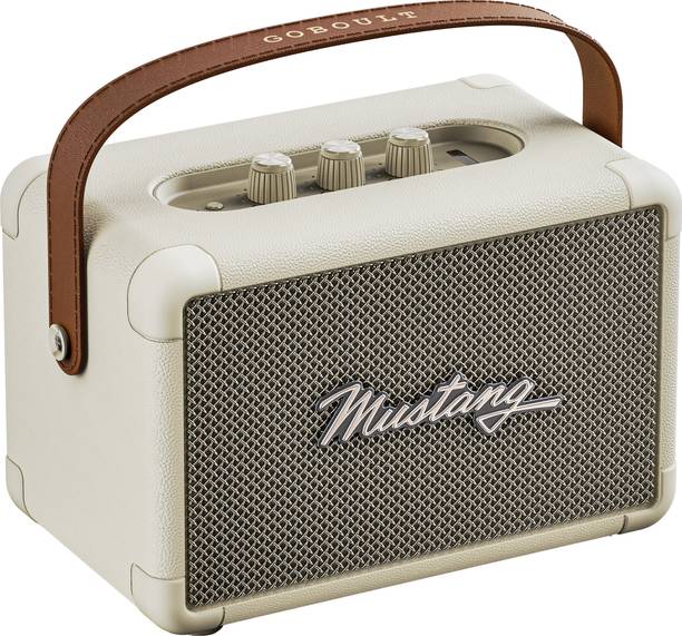 GOBOULT Mustang GT 40, Dual Drivers, Bass Radiator, 6Hrs Battery, Metallic Grill, BTv 6 40 W Bluetooth Speaker