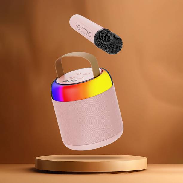 PTron Funk Mojo with Karaoke Mic, 16W Pristine Sound, 6Hrs Playtime, RGB Lights 16 W Bluetooth Speaker