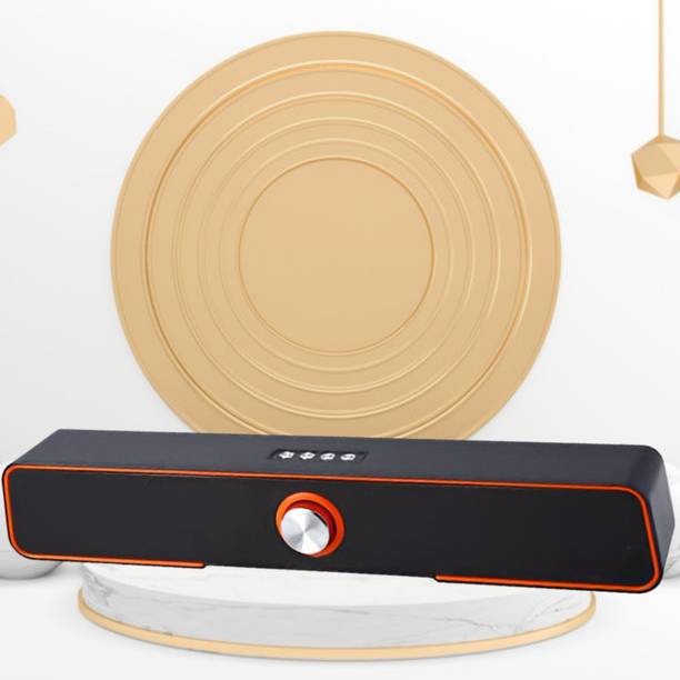 GUGGU Bluetooth Soundbar Speaker with Immersive 3D Surround Sound & 2400mAh BatteyC154 10 W Bluetooth Soundbar